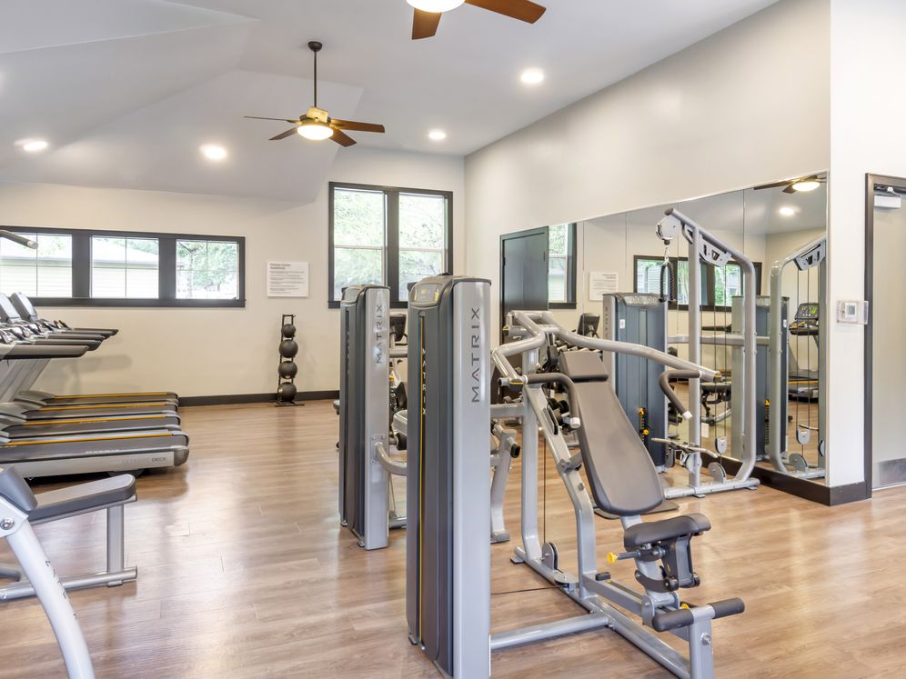 Fitness center with state-of-the-art cardio and strength equipment