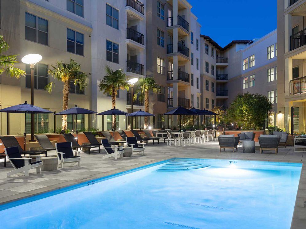 Phase II Pool and sundeck with lounge seating