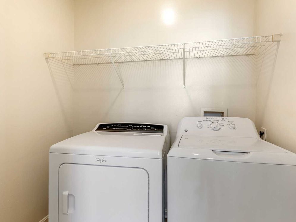 In-unit washer and dryer