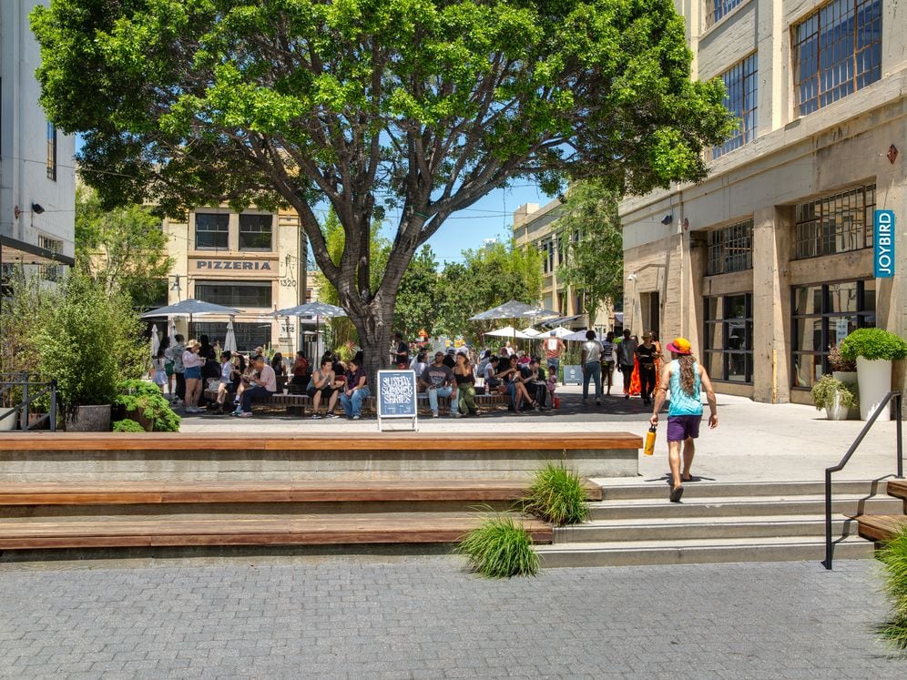 Located across from ROW DTLA with several boutique retail options