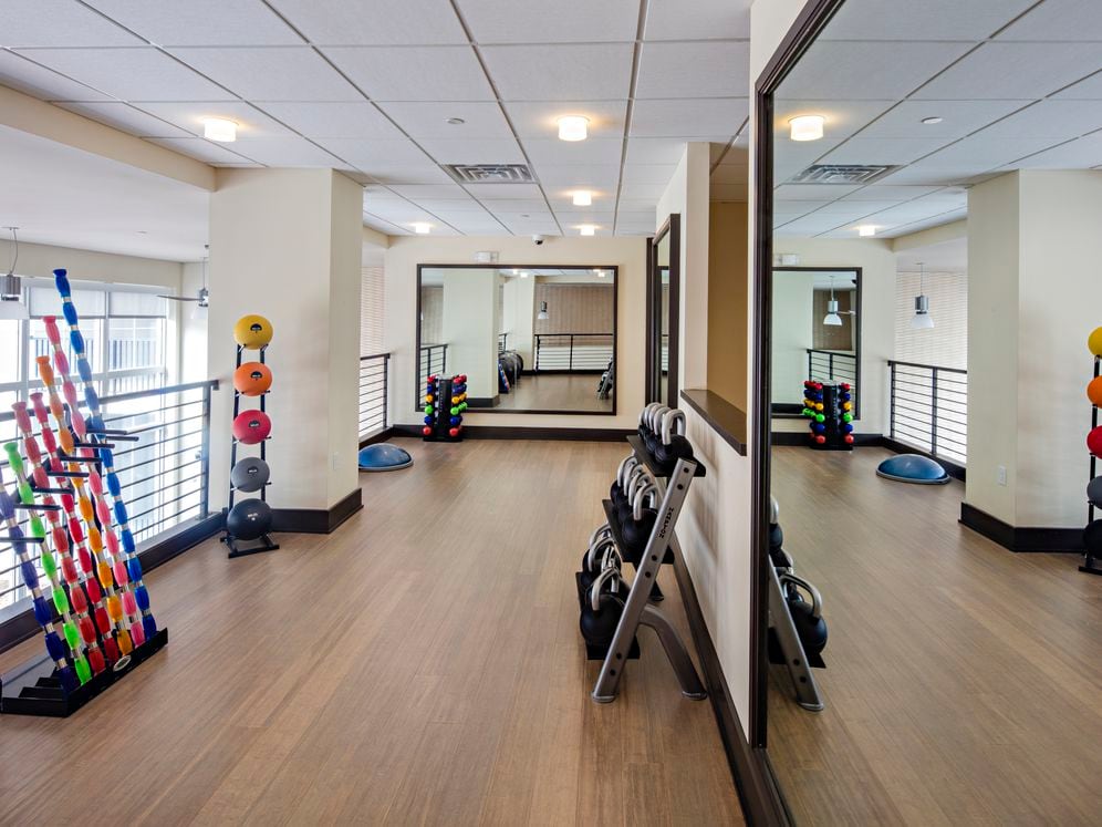 Two-Story Fitness Center