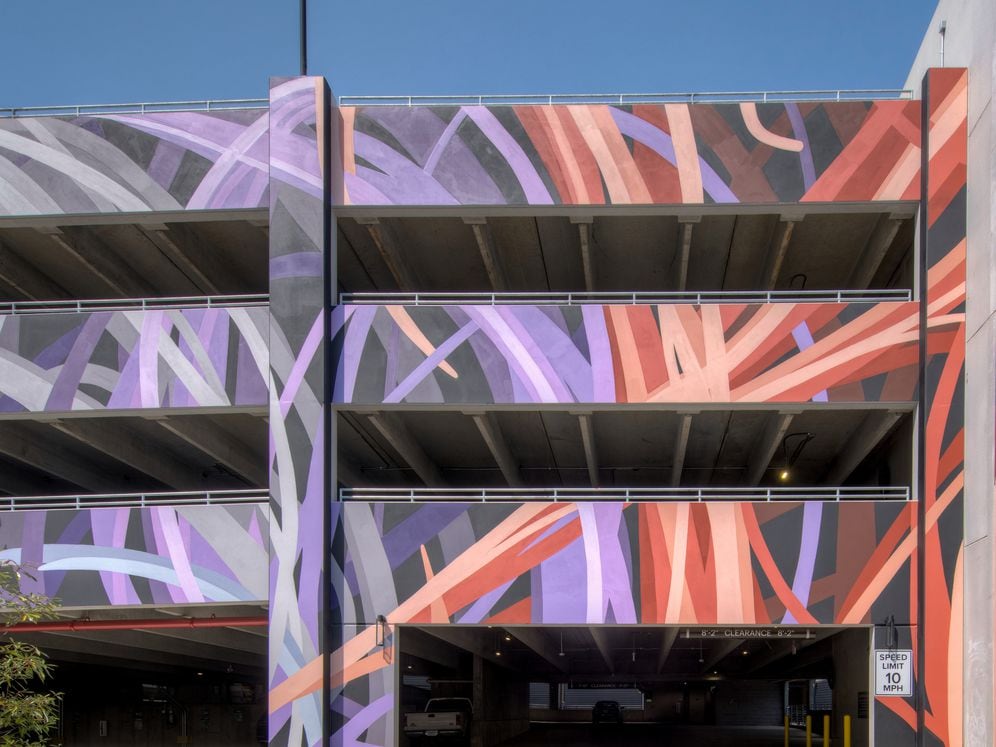 Direct access to floors via multilevel parking garage
