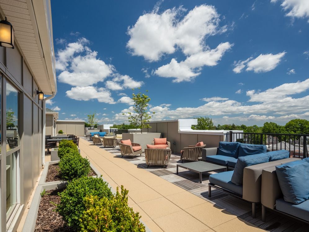Rooftop lounge