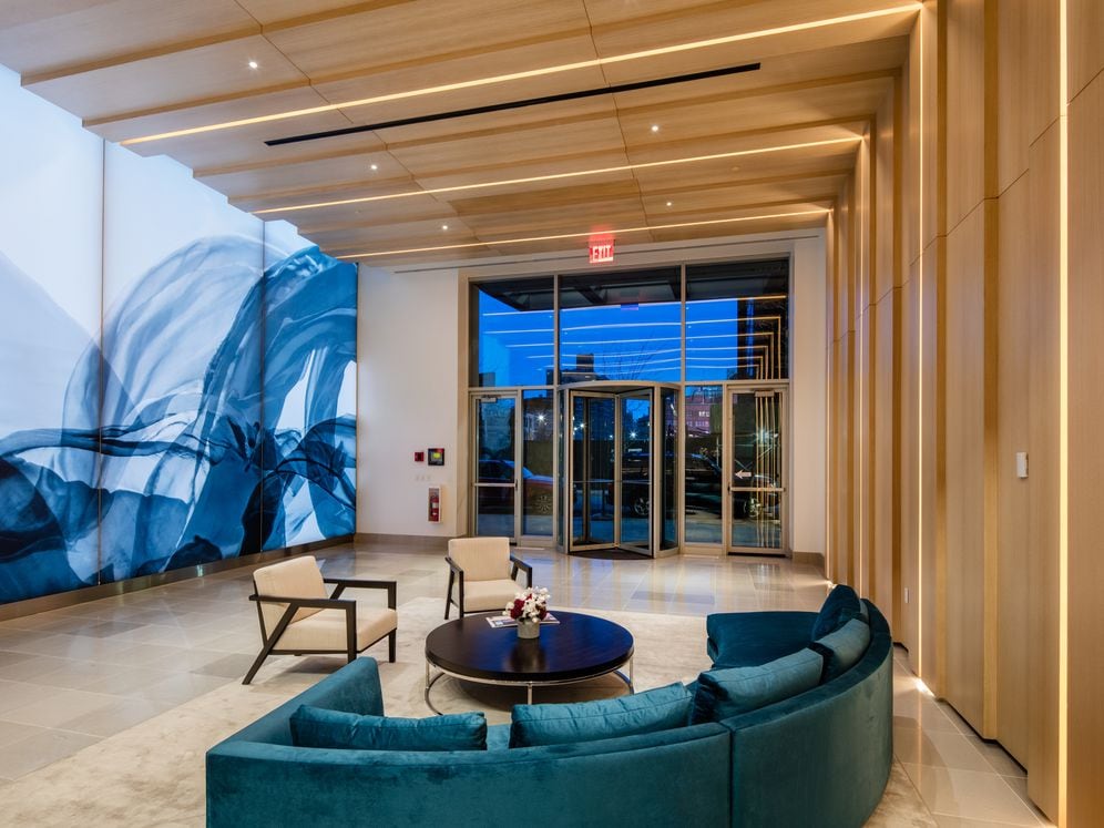 Lobby with common area seating