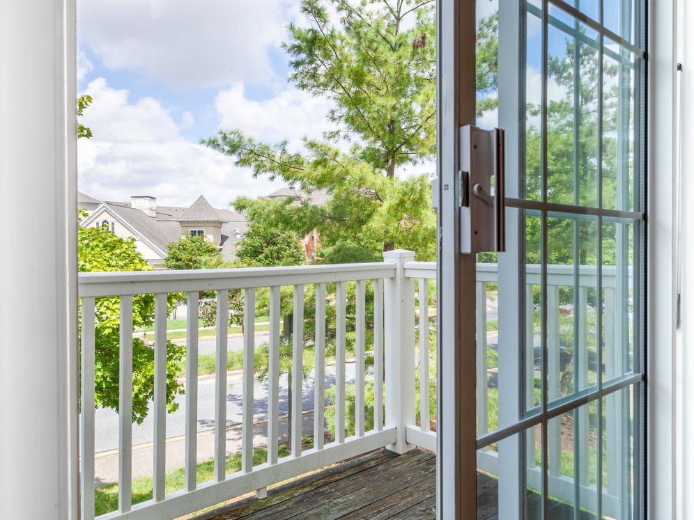 Balcony with views