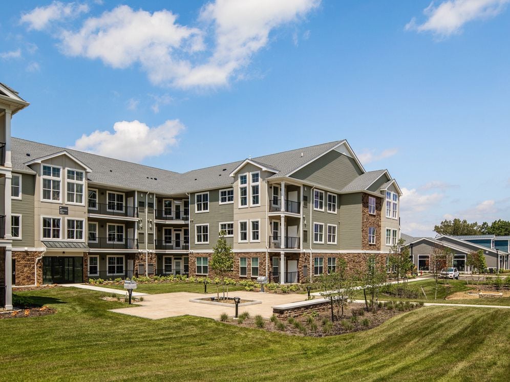 Landscaped courtyard