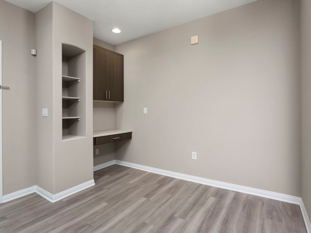 Built in Desk and Storage