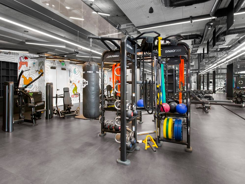 Fully-loaded fitness center