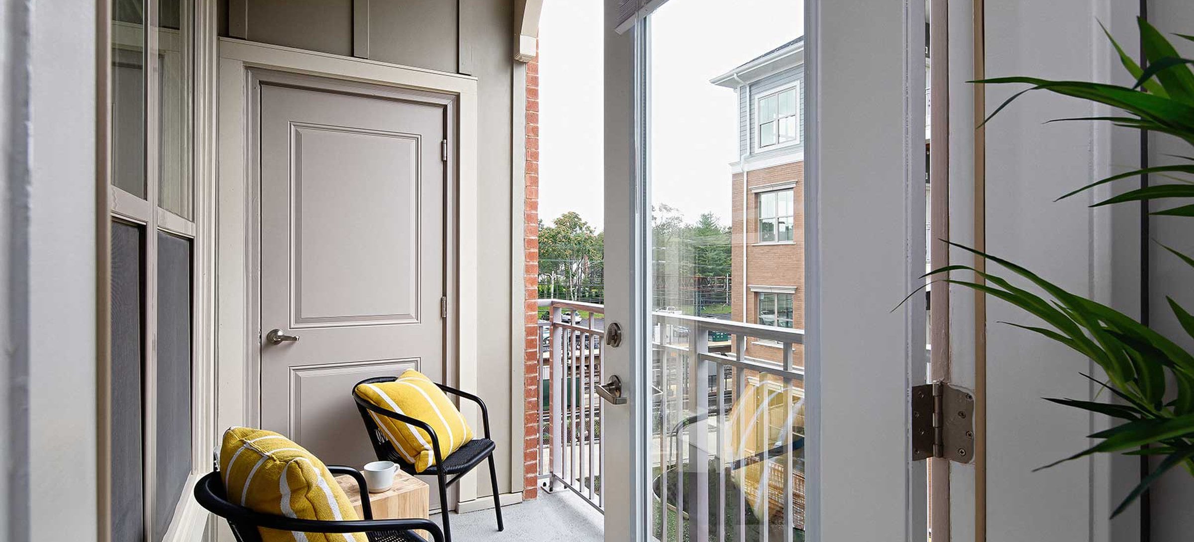 Private balconies in select apartment homes