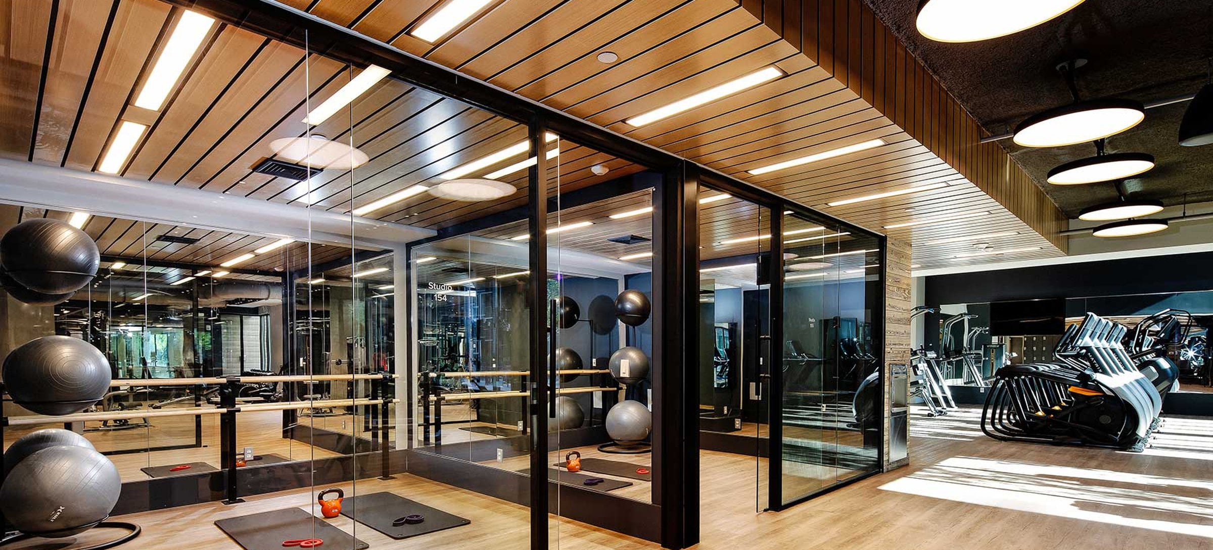 Fitness Center with Studio Space