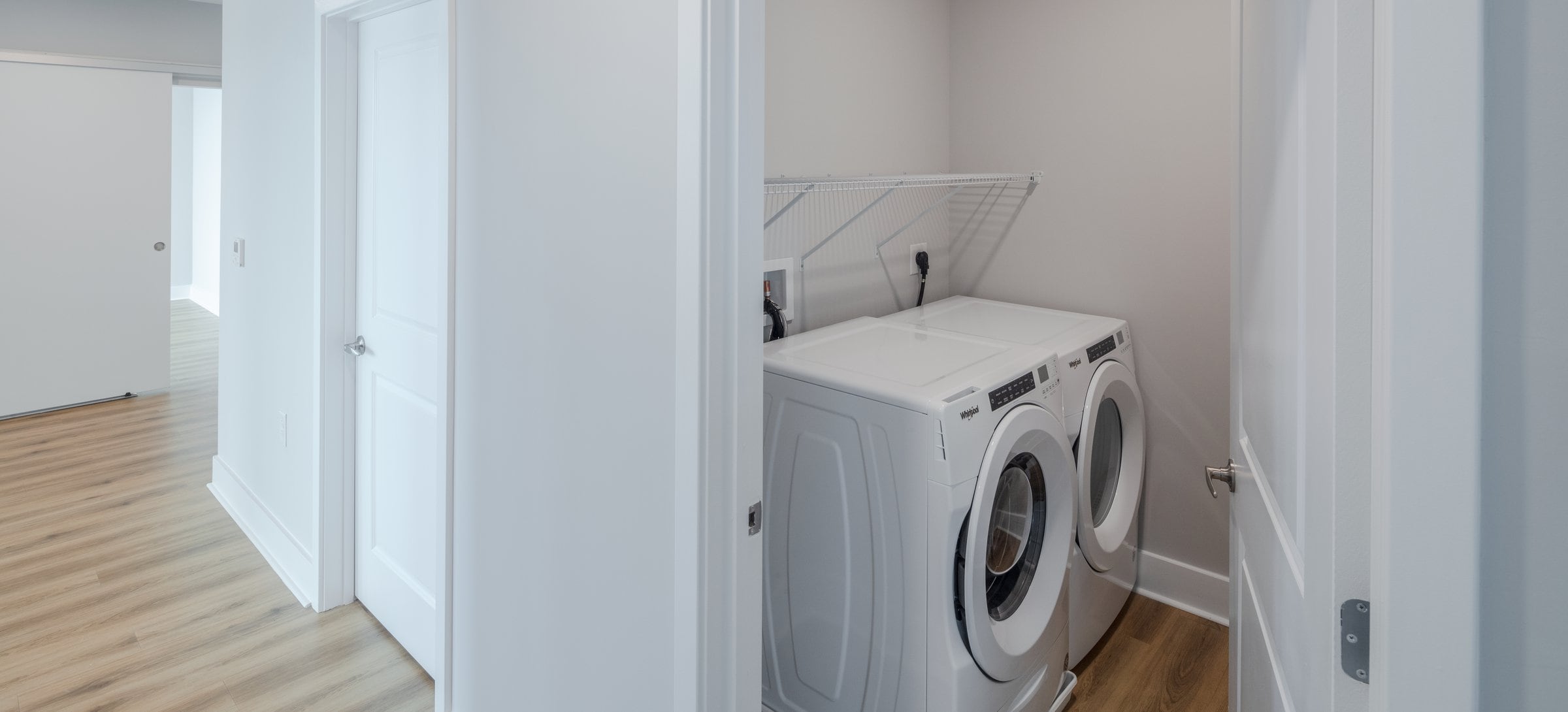 Penthouse-level Signature Collection apartment homes  with side-by-side washer and dryer