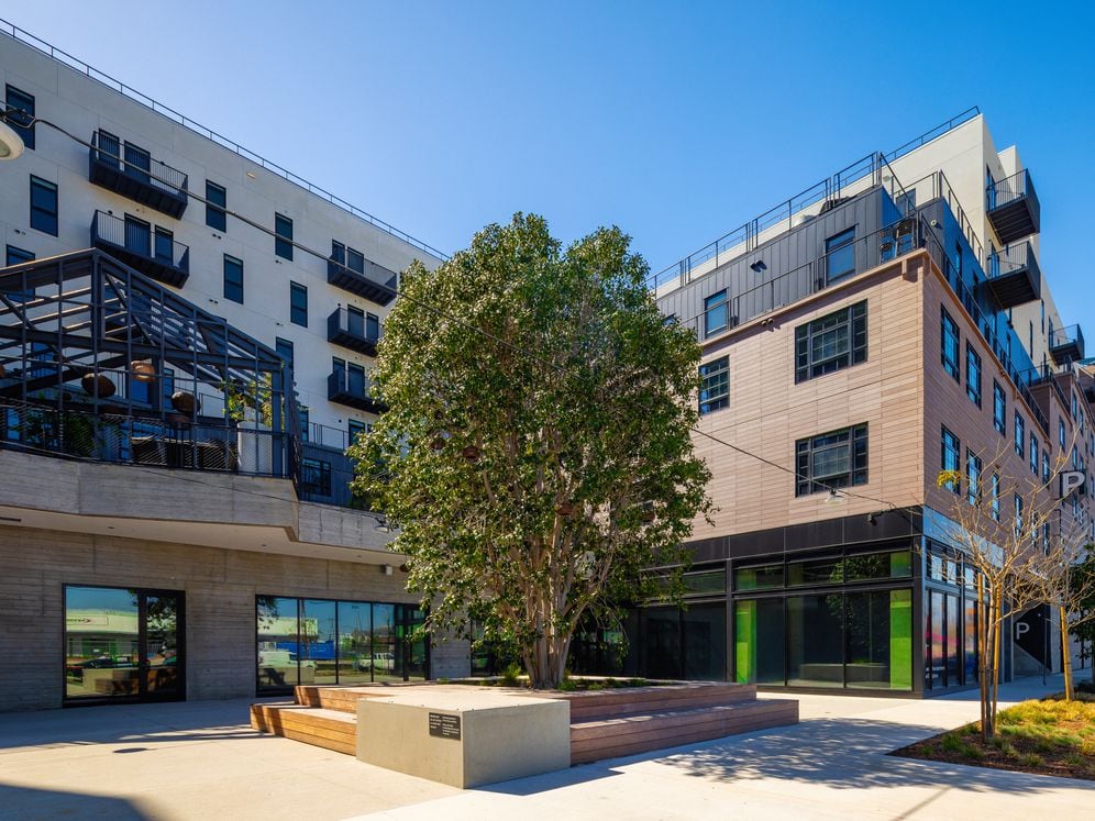 The Plaza courtyard