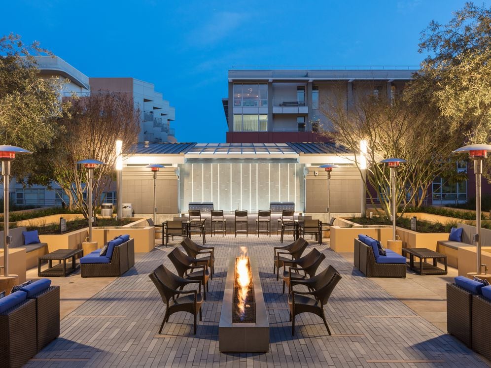 Courtyard with firepit (Phase II)