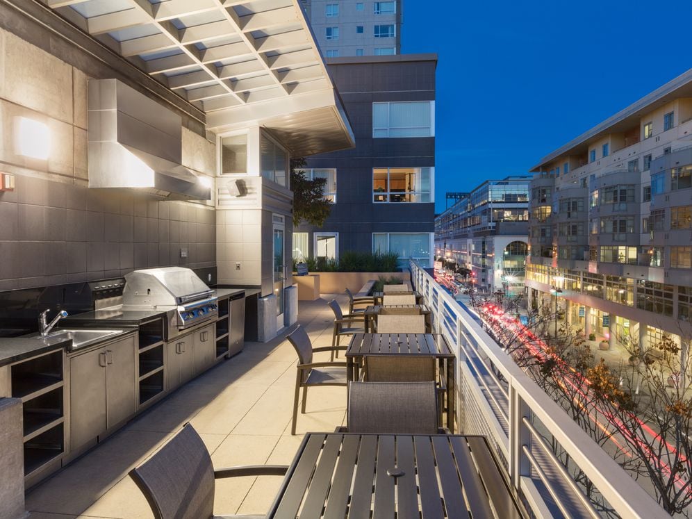 Outdoor deck with grilling stations (Phase II)