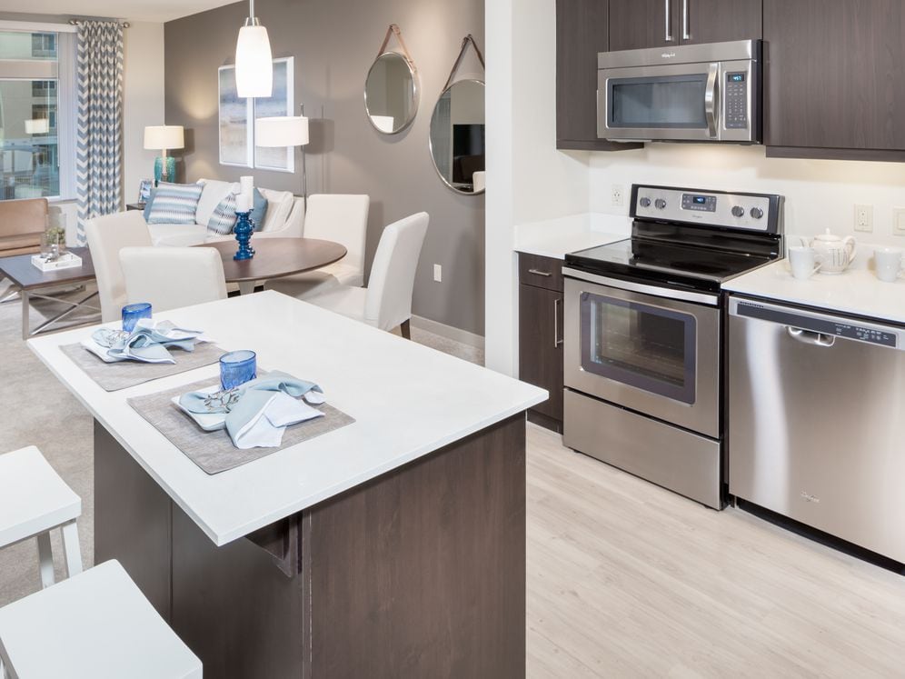Kitchen and DIning Area 1 bedroom Model (Furnished) Unit