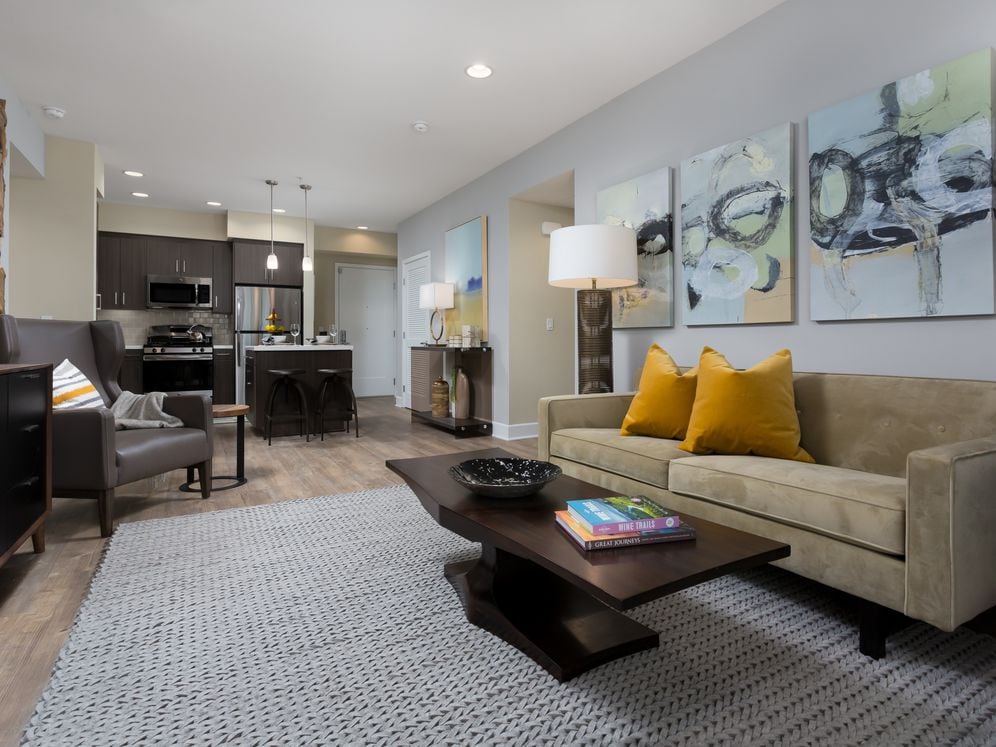 Kitchen and Living Areas