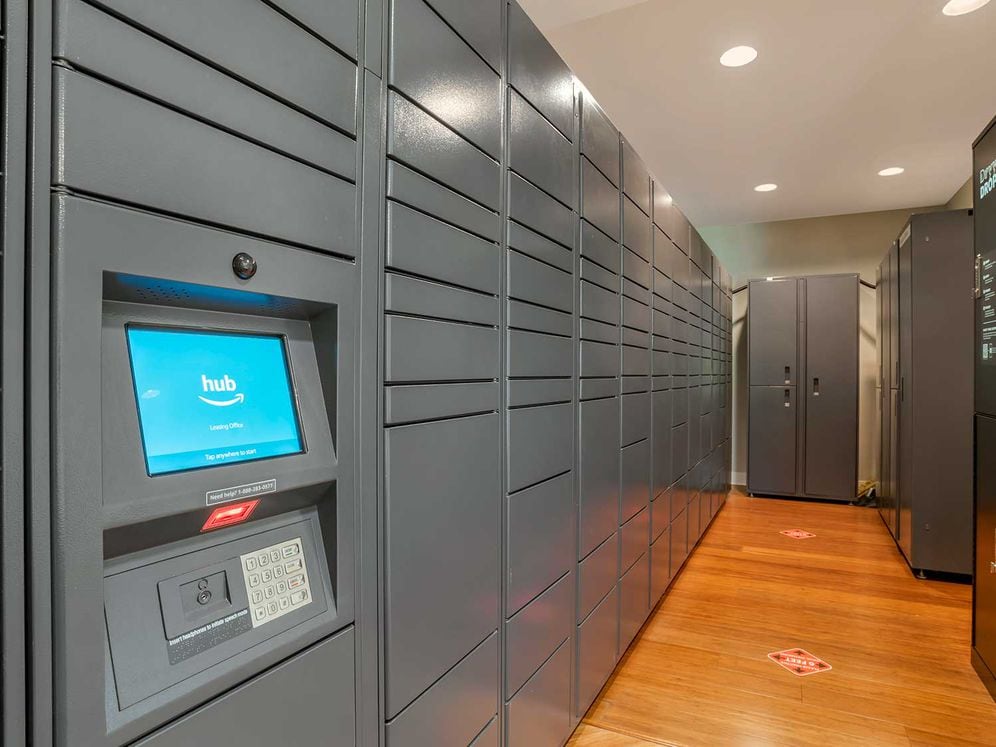 Amazon HUB package locker system