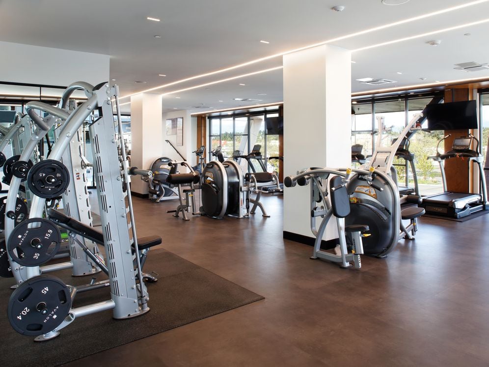 State-of-the-art fitness center