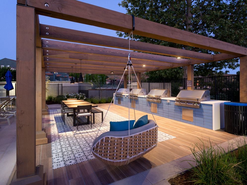 BBQ grill area