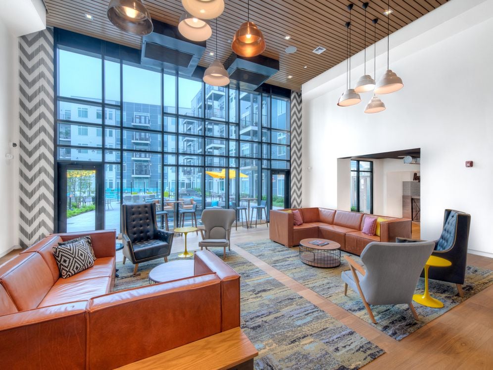 Lobby loft with common area seating