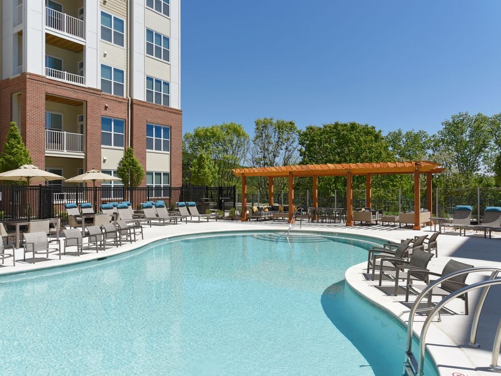Hunt Valley - Pool and sundeck with lounge seating