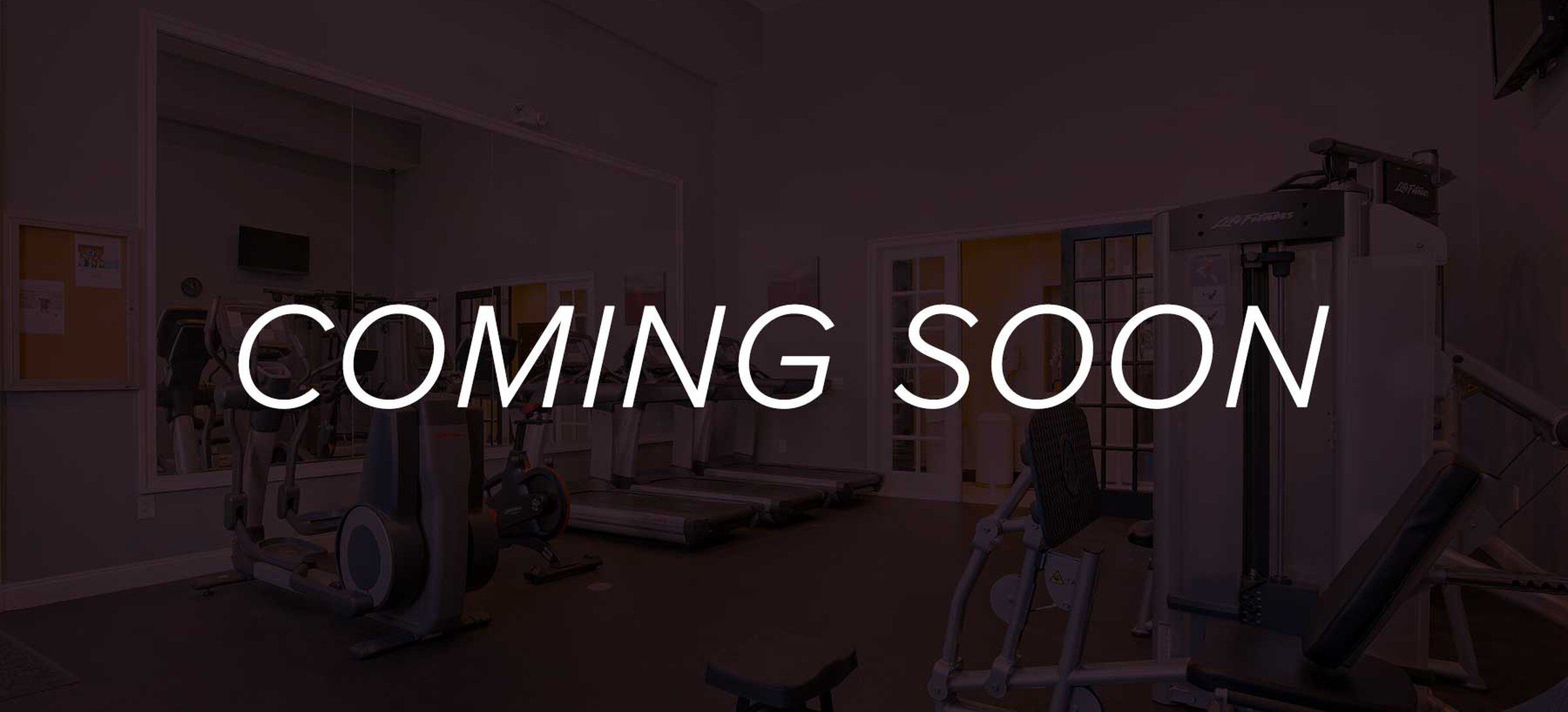 Coming soon - Renovated fitness center with new flooring