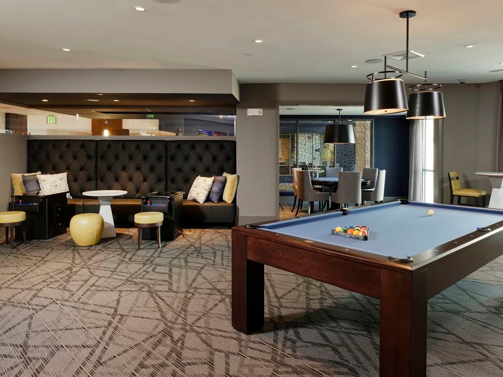 Hunt Valley - Lounge with billiards and seating