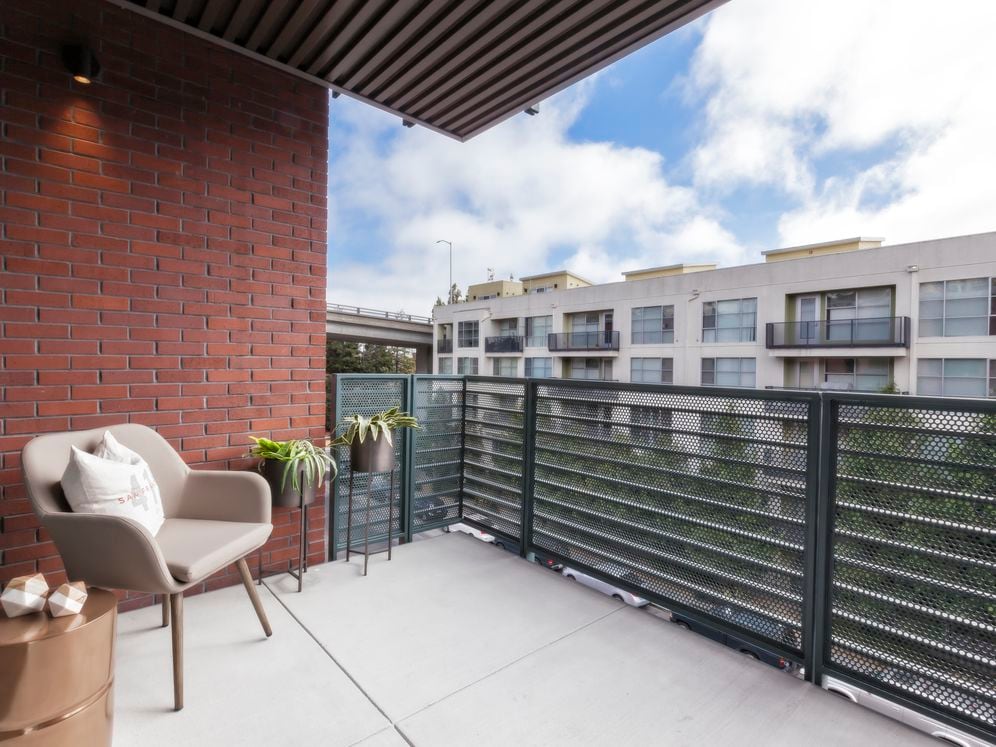 Private balcony