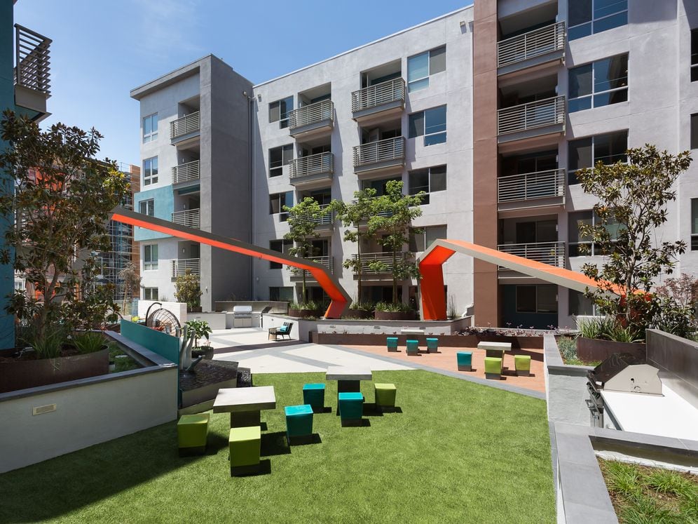 Outdoor courtyard