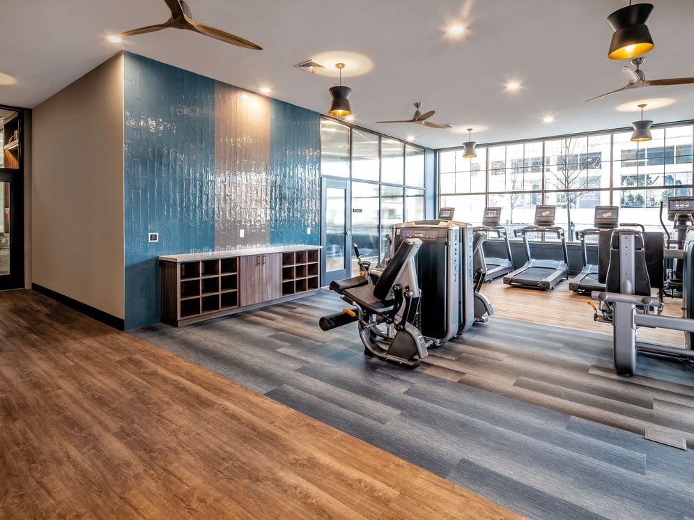 State-of-the-art fitness center featuring professional grade cardio and strength equipment