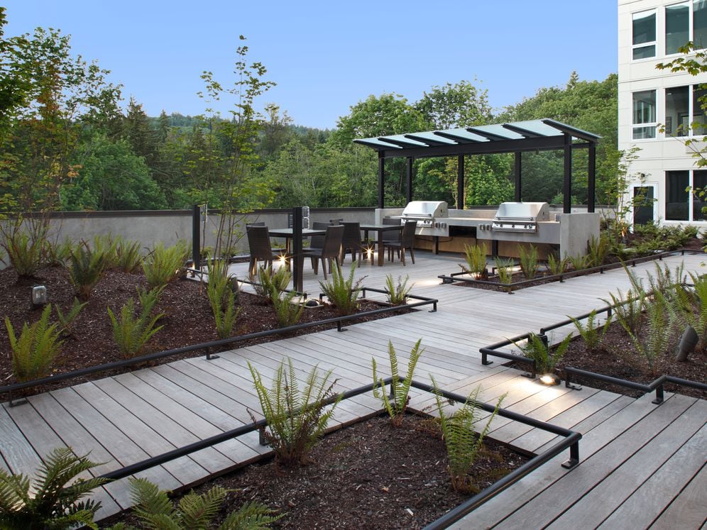 Phase II grill area